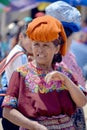 Portrait of a Mayan woman Royalty Free Stock Photo