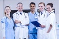 Portrait of medical team standing together Royalty Free Stock Photo