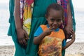 Portrait of a Melanesian kid.