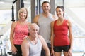 Portrait Of Men And Women At The Gym Royalty Free Stock Photo