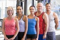 Portrait Of Men And Women At The Gym Royalty Free Stock Photo