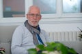 Portrait of middle-aged man with beard and glasses Royalty Free Stock Photo