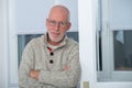 Portrait of middle-aged man with beard and glasses Royalty Free Stock Photo