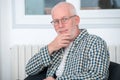 Portrait of middle-aged man with beard and glasses Royalty Free Stock Photo