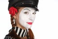 Portrait of mime Royalty Free Stock Photo