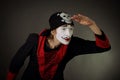 Portrait of mime pirate