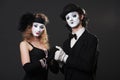 Portrait of mimes