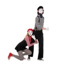 Portrait of mimes