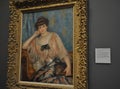 Portrait of Misia Godebska-Sert by Pierre-Auguste Renoir in London