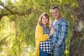 Portrait of Mixed Race Couple Outdoors