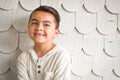 Smiling Mixed Race Young Hispanic and Caucasian Boy Royalty Free Stock Photo