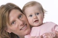 Portrait Of Mother And Baby Daugther Royalty Free Stock Photo