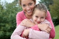 Portrait of mother and daughter Royalty Free Stock Photo
