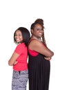 A portrait of a mother and her teenage daughter Royalty Free Stock Photo