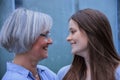 Portrait of mother and teenage daughter Royalty Free Stock Photo