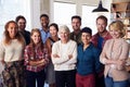 Portrait Of Multi-Cultural Business Team In Office Royalty Free Stock Photo