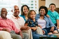 Portrait Of Multi Generation Family Royalty Free Stock Photo