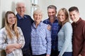 Portrait Of Multi Generation Family At Home Royalty Free Stock Photo