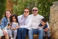 Portrait of Multi-Generation Happy Family. Royalty Free Stock Photo