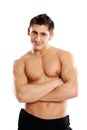 Portrait of a muscleman Royalty Free Stock Photo