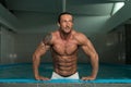 Portrait Of A Muscular Man In Underwear Royalty Free Stock Photo