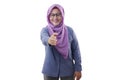 Muslim Businesswoman Offering Hand Shake Royalty Free Stock Photo