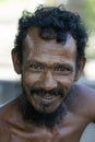 A portrait of a Muslim fisherman on Pottuvil Lagoon on the east coast of Sri Lanka.