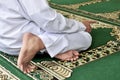 Portrait of muslim man praying to god Royalty Free Stock Photo