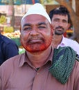 Portrait of muslim man in small town of Bikaner