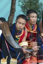 Portrait of a  Naga Man during Hornbill Festival,Nagaland,India Royalty Free Stock Photo