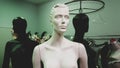 Portrait of naked mannequins Royalty Free Stock Photo