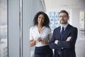 Portrait Of New Business Owners In Empty Office Royalty Free Stock Photo