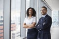 Portrait Of New Business Owners In Empty Office Royalty Free Stock Photo