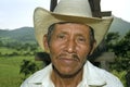 Portrait of Nicaraguan older man, poor farmer Royalty Free Stock Photo