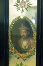 Portrait of a noble person of Scindia family in Scindia museum in Jaivilas palace of Gwalior