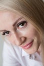 Portrait of a nurse on a white background studio Royalty Free Stock Photo