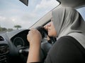 Muslim Lady Slept in Her Car