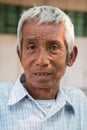 Portrait of an old Myanmarese man