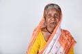 Portrait of an old woman, Senior Indian woman Royalty Free Stock Photo