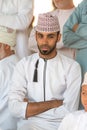 Portrait of an Omani man in a traditional Omani dress. Nizwa, Oman - 15/OCT/2016