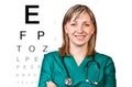Portrait of optometrist Royalty Free Stock Photo