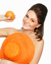 Portrait of oranges Royalty Free Stock Photo