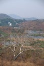 Portrait orientation view of Caculo Cabaca waterfalls in Kwanza Norte