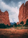 Garden of the Gods Colorado Landscape Royalty Free Stock Photo