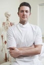 Portrait Of Osteopath In Consulting Room Royalty Free Stock Photo