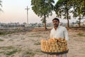 Portrait of a Pakistani Street Vendor , Lahore, Punjab, Pakistan