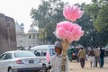 Portrait of a Pakistani Street Vendor near Lahore Fort, Lahore, Punjab, Pakistan