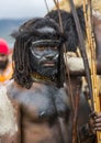 Portrait of a papuans man on Baliem Valley festival in Wamena