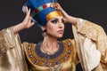 Beautiful woman dressed in egyptian style