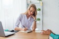 Portrait of physician doctor working in medical Royalty Free Stock Photo